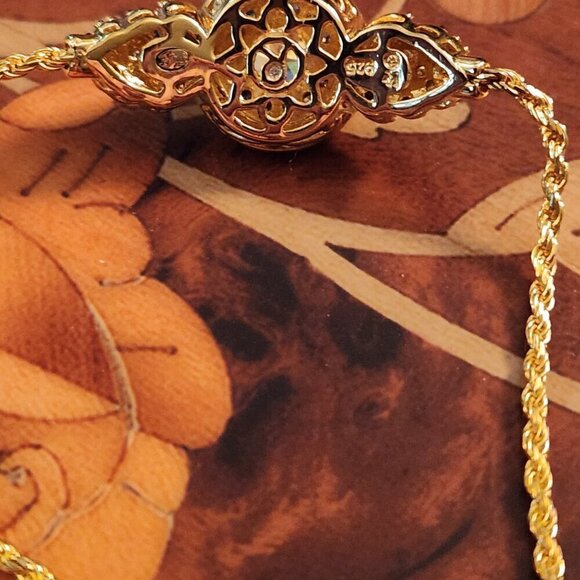 Bella Luce Sapphire Diamond Simulant Yellow Bracelet - Picture 7 of 8